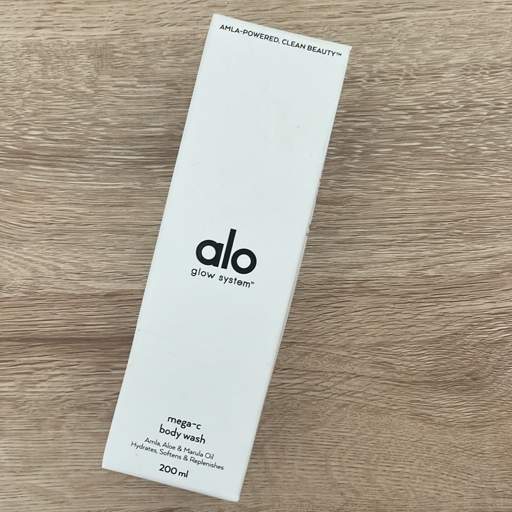 Alo Glow System mega-c body wash! BRAND NEW! Unopened.